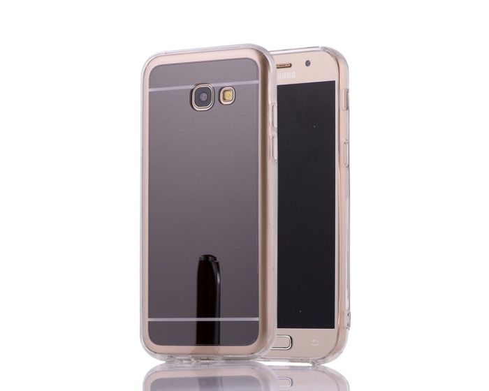 Forcell Mirror Slim Fit Gel Case Θήκη Σιλικόνης Grey (Samsung Galaxy A3 2017)