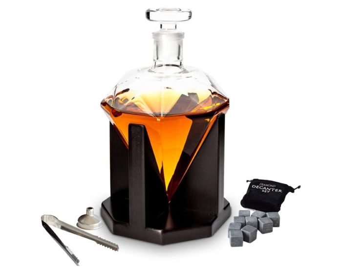 MikaMax Diamond Decanter – Πολυτελής Καράφα με Διαχρονική Αίσθηση Κομψότητας