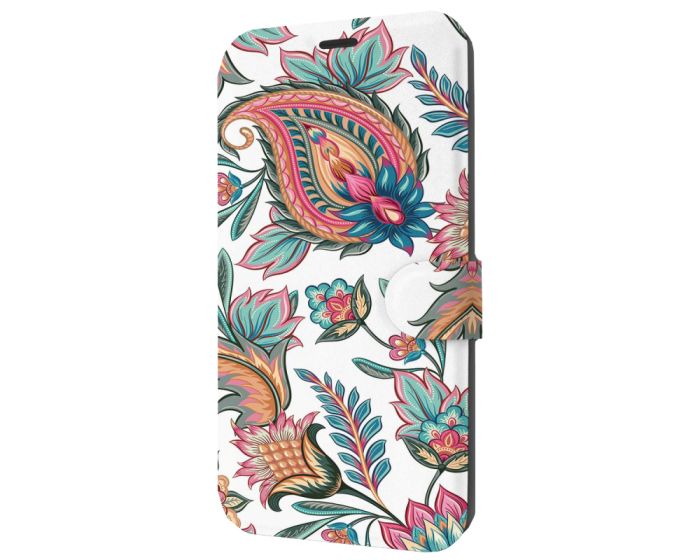Mobiwear Book Stand Case Θήκη (MD10S) Vintage Flowers (Samsung Galaxy A21s)