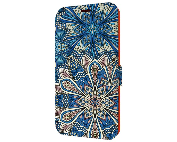 Mobiwear Book Stand Case Θήκη (V108P) Flower Mandala (Xiaomi Poco M3)