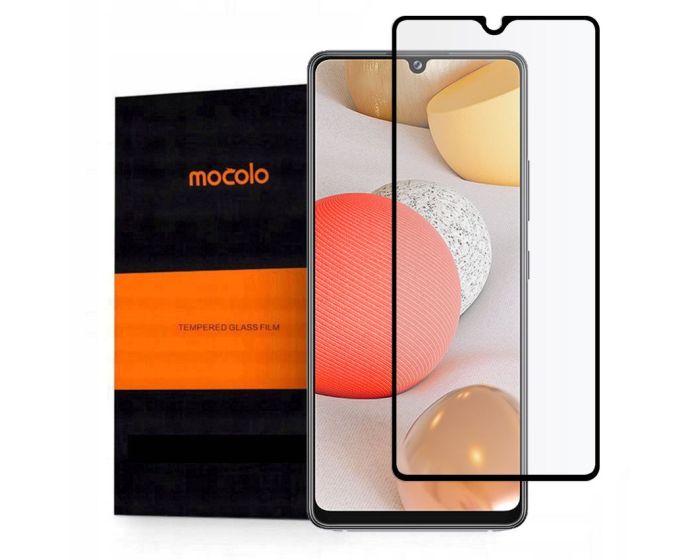 Mocolo Full Glue Full Face Curved Black Αντιχαρακτικό Γυαλί 9H Tempered Glass (Samsung Galaxy A42 5G)