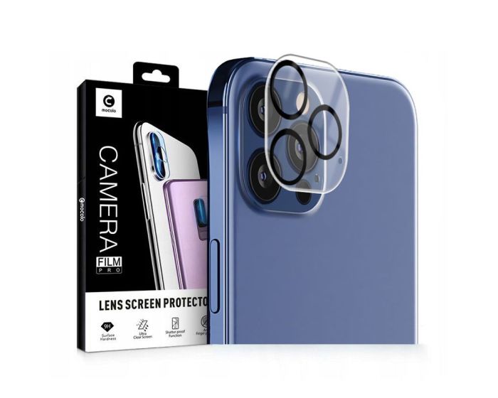 Mocolo TG+ Camera Lens Tempered Glass Film Prοtector (iPhone 12 Pro)