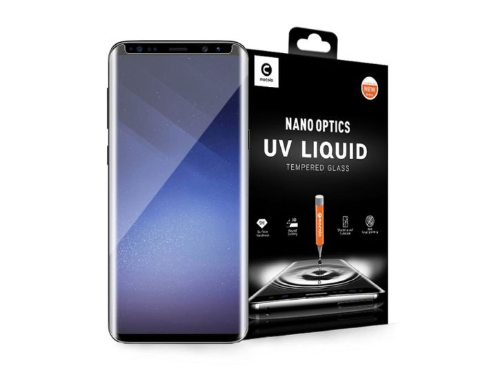 Mocolo UV Glass 9H Full Cover Tempered Glass - Liquid Dispersion Tech (Samsung Galaxy S9 Plus)