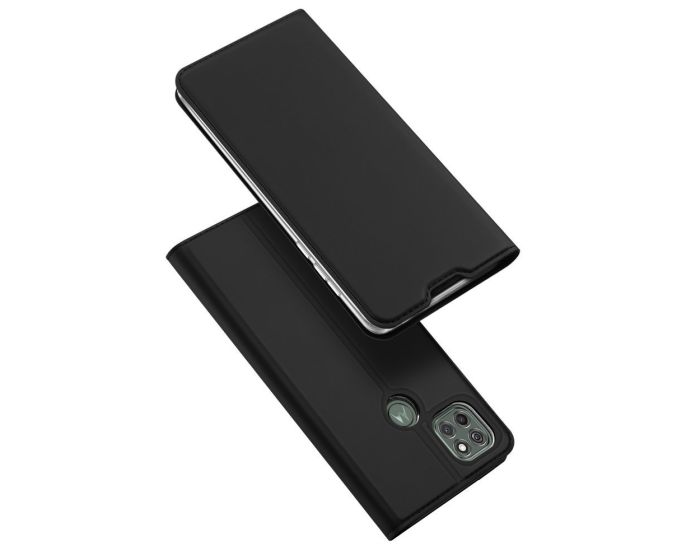 DUX DUCIS SkinPro Wallet Case Θήκη Πορτοφόλι με Stand - Black (Motorola Moto G9 Power)