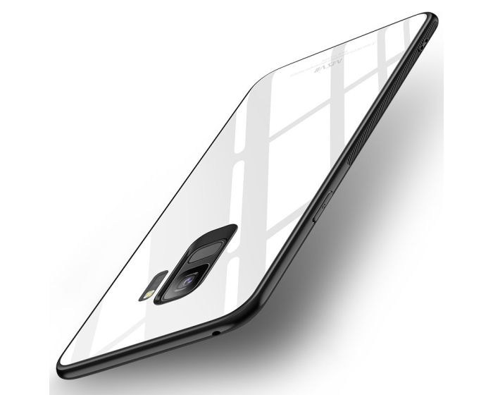 MSVII Glass TPU Case White (Samsung Galaxy S9)