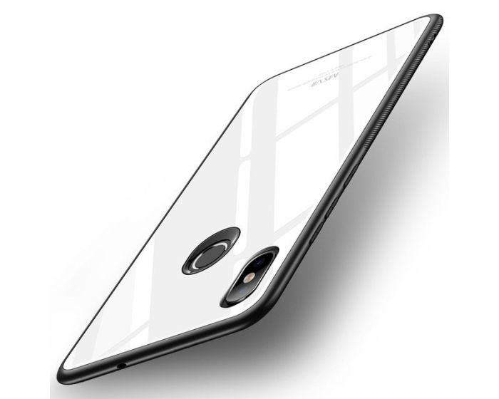 MSVII Glass TPU Case White (Xiaomi Mi8)