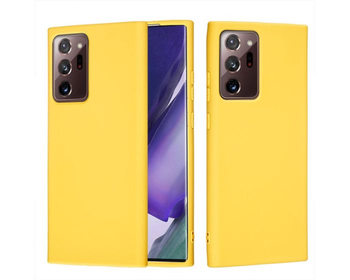 My Colors Original Liquid Silicone Case Θήκη Σιλικόνης Yellow (Samsung Galaxy Note 20 Ultra)