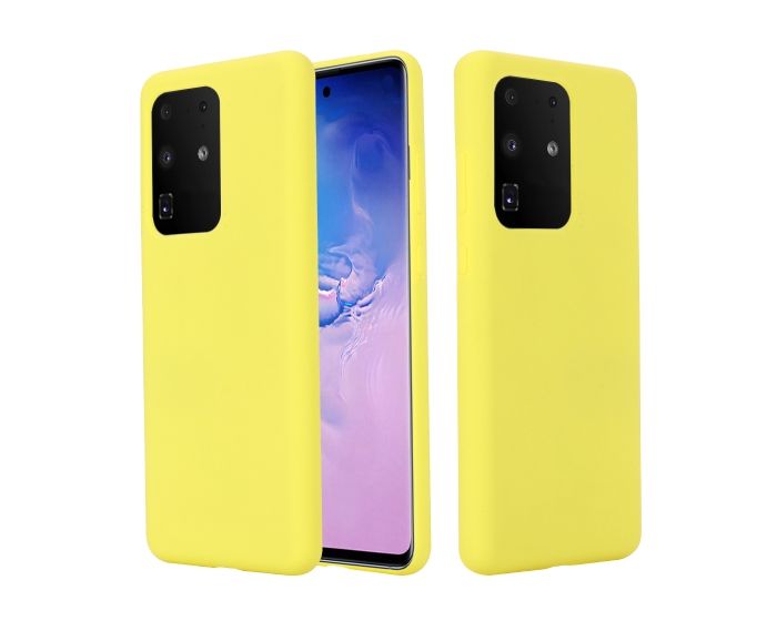 My Colors Original Liquid Silicone Case Θήκη Σιλικόνης Yellow (Samsung Galaxy S20 Ultra)