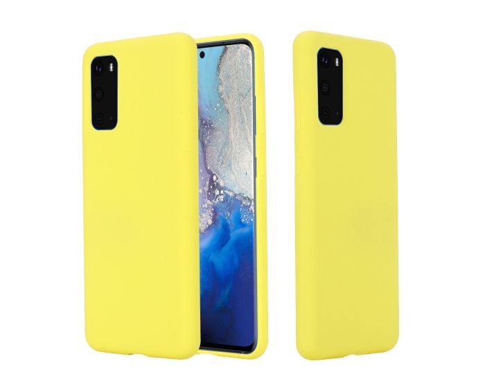 My Colors Original Liquid Silicone Case Θήκη Σιλικόνης Yellow (Samsung Galaxy S20)