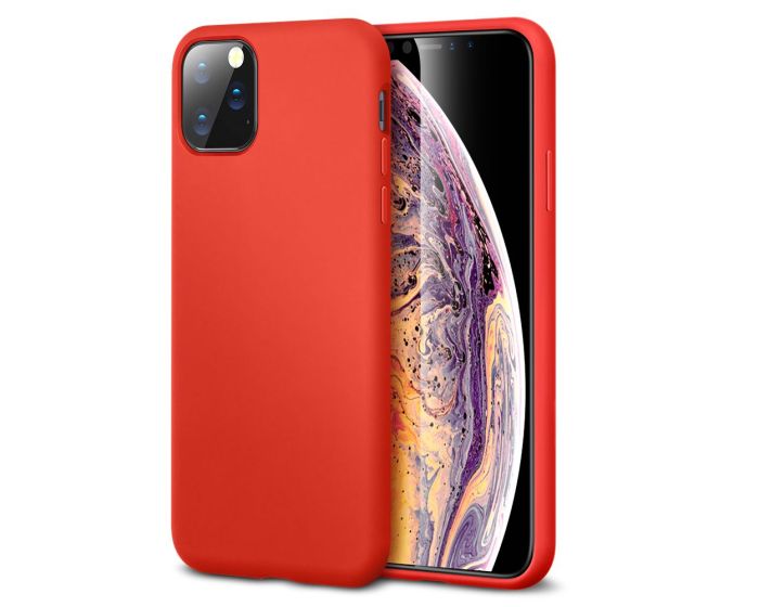 My Colors Original Liquid Silicone Case Θήκη Σιλικόνης Red (iPhone 11 Pro)