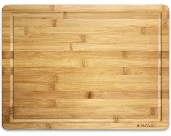 Navaris Bamboo Chopping Board L (51502.01) Ξύλινη Επιφάνεια Κοπής 45x34x1.8cm