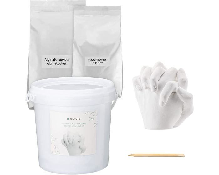 Navaris Children's Hand Casting Kit (56741.01) Σετ Γύψου για Γλυπτό Χεριών - 2 L