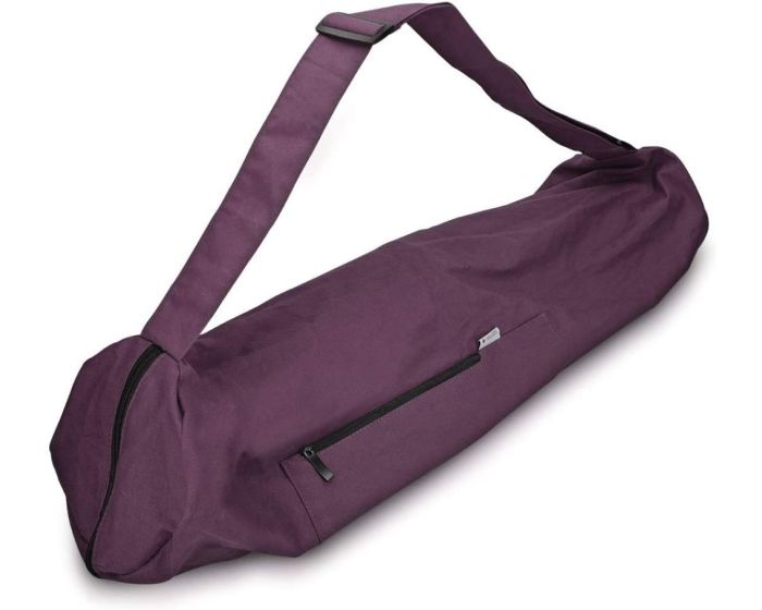 Navaris Cotton Yoga Mat Bag XXL with Zip and Carry Strap (44963.45) Τσάντα για Στρώμα Γυμναστικής - Purple