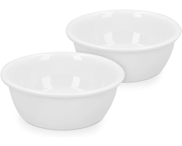 Navaris Feeding Ceramic Bowl Set of 2 for Cats (51398.06) Μπολ για Γάτες - White