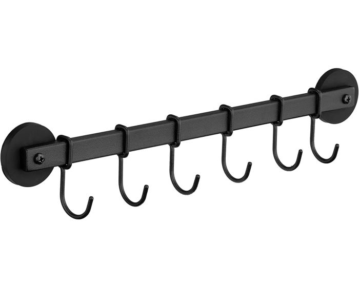 Navaris Magentic BBQ Hooks (55338.01) Μαγνητική Βάση για Εργαλεία με 6 Γάντζους - Black