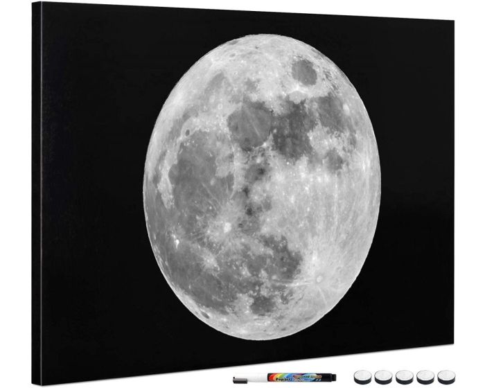 Navaris Washable Magnetic Notice Board 60x40cm (45365.12) Πίνακας Οργάνωσης - Moon
