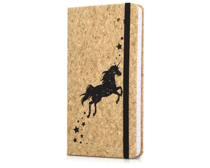 Navaris Notebook with Cork Cover (48477.02) Τετράδιο με Εξώφυλλο από Φελλό - Unicorn