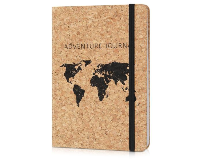 Navaris Notebook with Cork Cover (48477.01) Τετράδιο με Εξώφυλλο από Φελλό - World Map