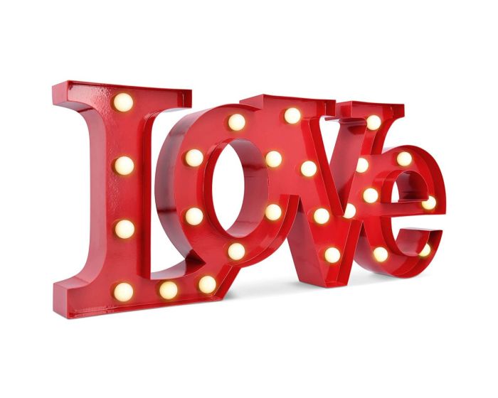 Navaris Retro Stand LED Lettering Love Decorative Light (52538.09) LED Φωτιστικό Διακοσμητικό - Love
