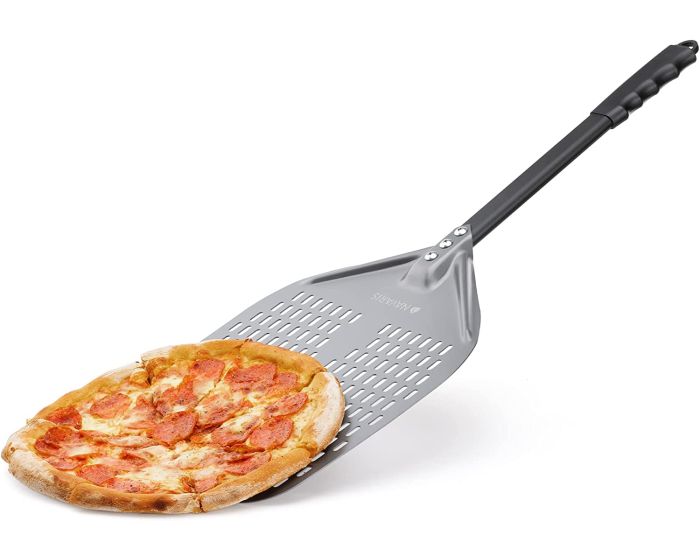 Navaris Stainless Steel Pizza Shovel (58083.01) Φτυάρι Πίτσας με Αφαιρούμενη Λαβή 70 x 30cm