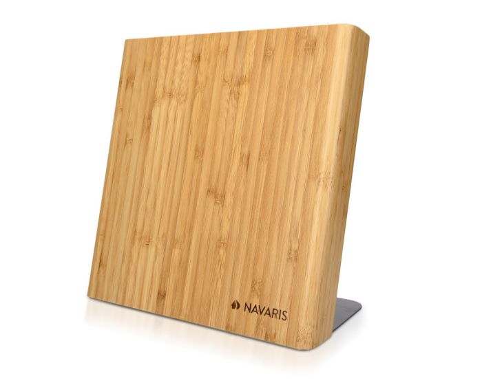 Navaris Wooden Magnetic Knife Holder (47366.02.1) Βάση Στήριξης για Μαχαίρια Bamboo