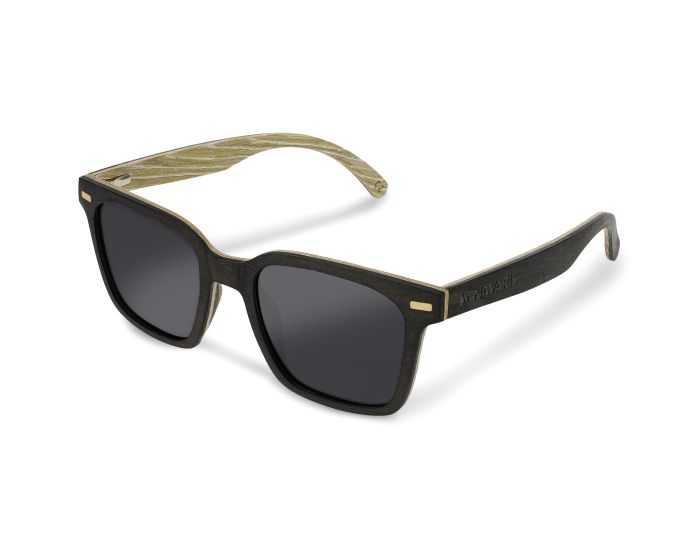 Navaris Sorbus Wood Unisex Sunglasses (51109.01) Ξύλινα Γυαλιά Ηλίου UV400 Polarized - Black
