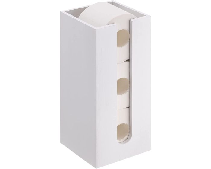 Navaris Wooden Toilet Paper Storage (54643.01.02) Βάση Αποθήκευσης για Χαρτί Τουαλέτας - White