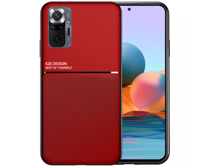 Nexeri Biznes Magnetic TPU Case Ανθεκτική Θήκη Red (Xiaomi Redmi Note 10 Pro)