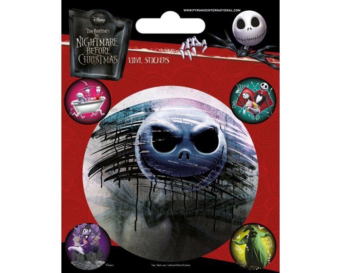 Nightmare Before Christmas (Characters) Vinyl Sticker Pack - Σετ 5 Αυτοκόλλητα