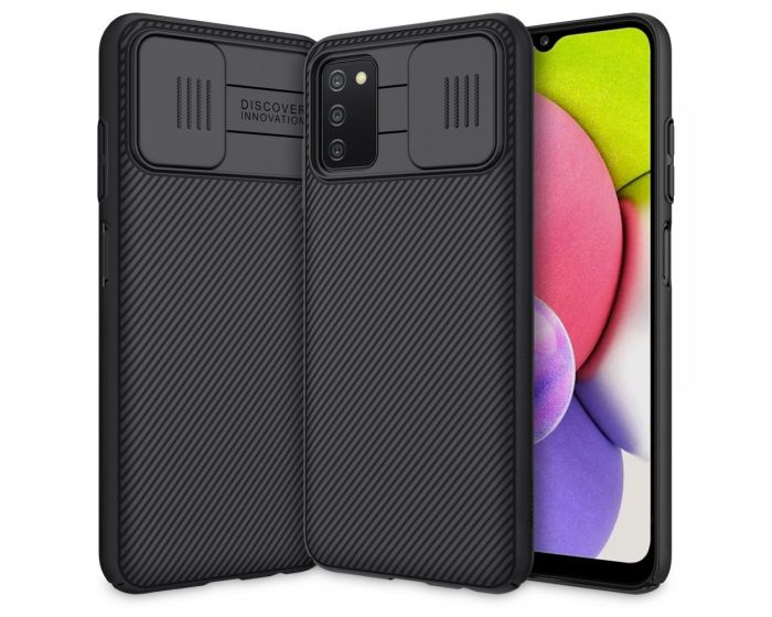 Nillkin CamShield Hard Case Σκληρή Θήκη με Κάλυμμα Κάμερας - Black (Samsung Galaxy A03s)