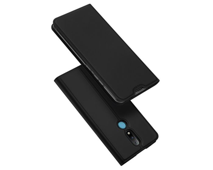 DUX DUCIS SkinPro Wallet Case Θήκη Πορτοφόλι με Stand - Black (Nokia 2.4)