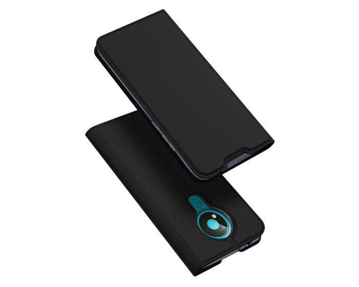 DUX DUCIS SkinPro Wallet Case Θήκη Πορτοφόλι με Stand - Black (Nokia 3.4)