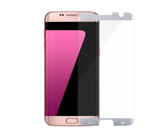 3D Curved 9H Tempered Glass Αντιχαρακτικό Γυάλινο Προστατευτικό - Λευκό (Samsung Galaxy S7 Edge)