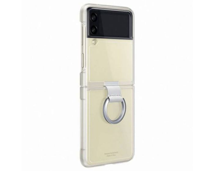 Samsung Silicone Ring Case (EF-QF711CTEGWW) Θήκη Σιλικόνης Transparent (Samsung Galaxy Z Flip 3 5G)