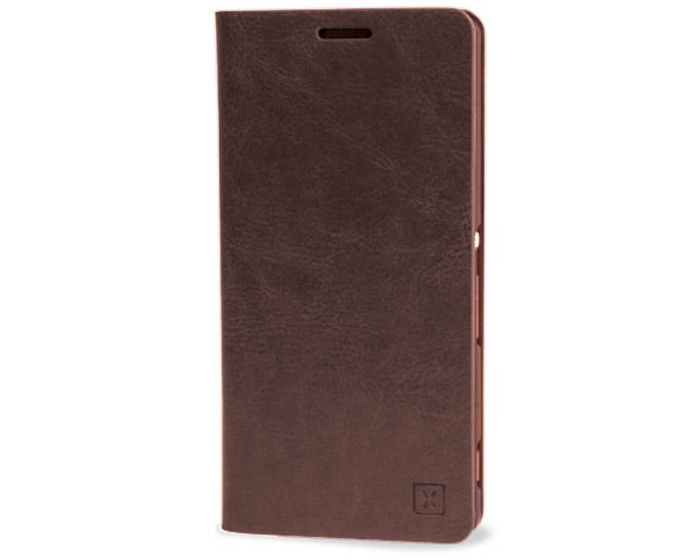 Olixar Wallet Case Θήκη Πορτοφόλι με δυνατότητα Stand Καφέ (Motorola Moto G4 / G4 Plus)