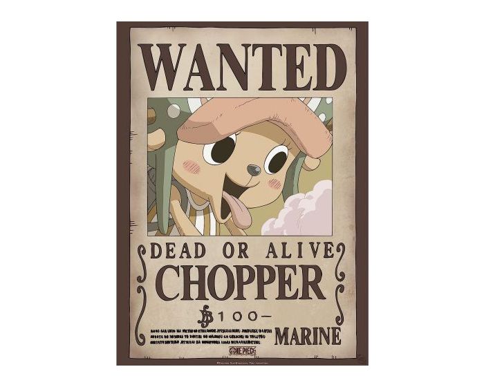 GB Eye ONE PIECE (Wanted Chopper) Poster Chibi - Αφίσα 52x38cm