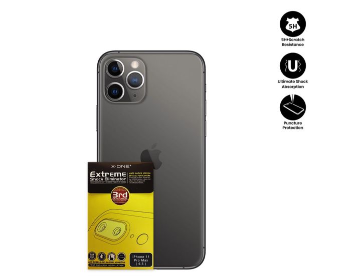 X-One Shock Absorption Camera Lens Protector Upgraded V.3 - 2 Τμχ (iPhone 11 Pro Max)