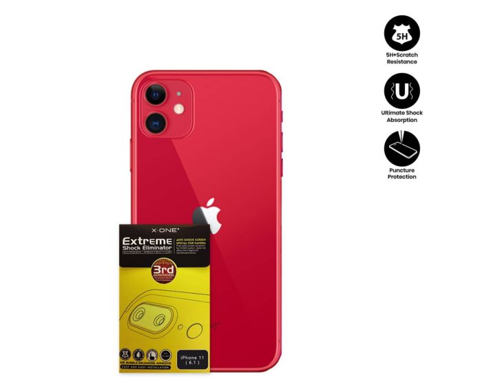 X-One Shock Absorption Camera Lens Protector Upgraded V.3 - 2 Τμχ (iPhone 11)