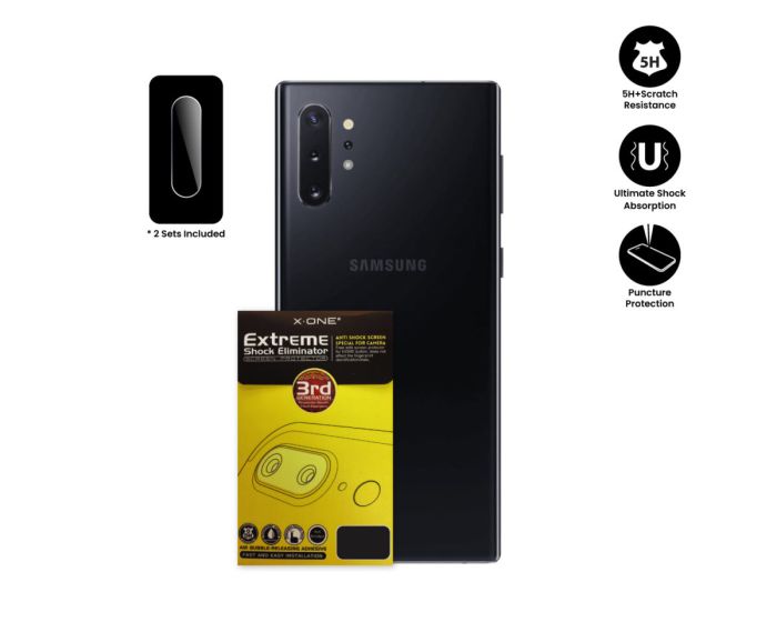 X-One Shock Absorption Camera Lens Protector Upgraded V.3 - 2 Τμχ (Samsung Galaxy Note 10 Plus)