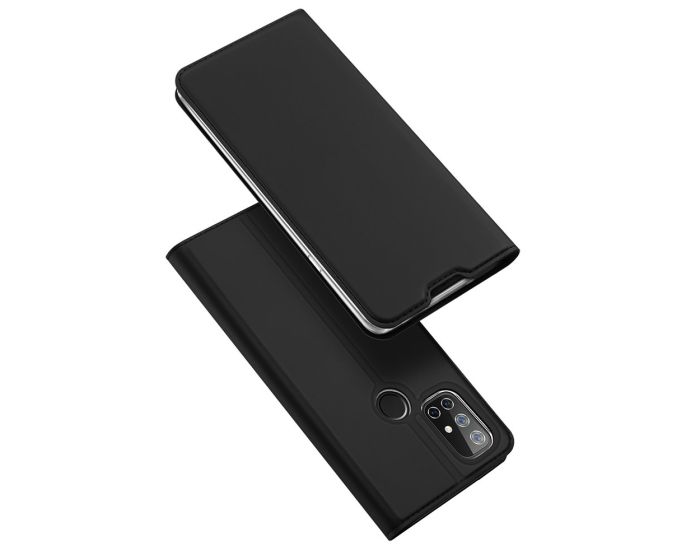 DUX DUCIS SkinPro Wallet Case Θήκη Πορτοφόλι με Stand - Black (OnePlus Nord N10 5G)