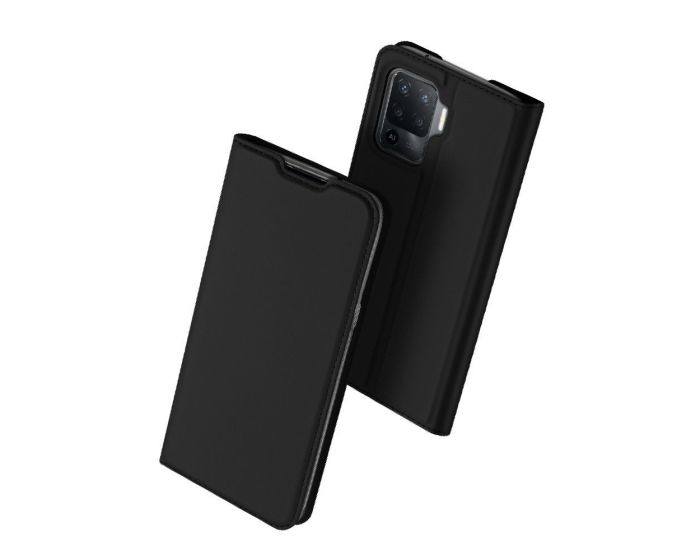 DUX DUCIS SkinPro Wallet Case Θήκη Πορτοφόλι με Stand - Black (OPPO Reno5 5G / Find X3 Lite)