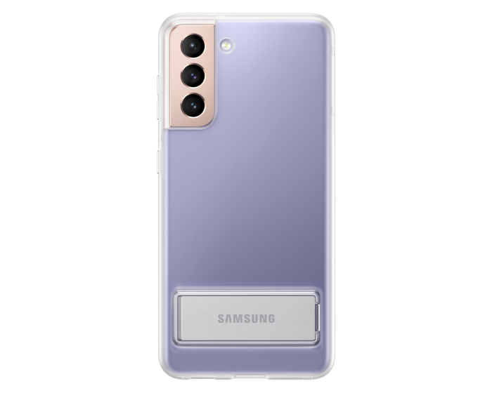 Samsung Clear Standing Cover (EF-JG991CTEGWW) Θήκη Διάφανη (Samsung Galaxy S21 5G)