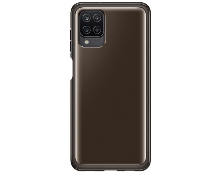 Samsung Soft Clear Cover (EF-QA125TBEGEU) Θήκη Σιλικόνης Black (Samsung Galaxy A12)