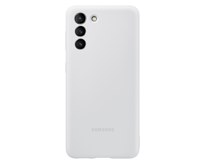 Samsung Silicone Case (EF-PG991TJEGWW) Θήκη Σιλικόνης Light Gray (Samsung Galaxy S21 5G)