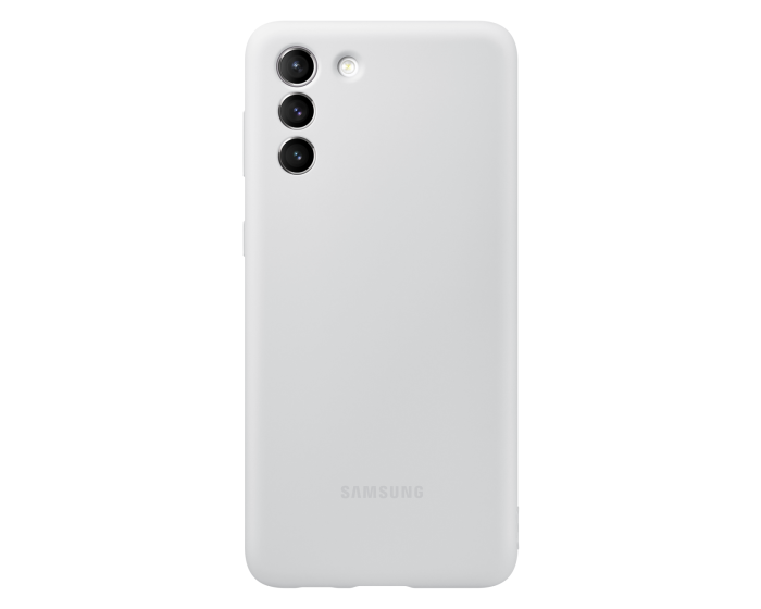 Samsung Silicone Case (EF-PG996TJEGWW) Θήκη Σιλικόνης Light Gray (Samsung Galaxy S21 Plus 5G)