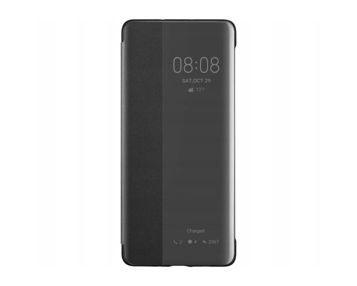 Huawei Original View Smart Cover Flip Case (51992882) Θήκη με Ενεργό Παράθυρο - Black (Huawei P30 Pro)