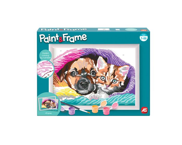 Paint & Frame Ζωγραφίζω Με Αριθμούς Sweet Friendship Για Ηλικίες 7+ Χρονών