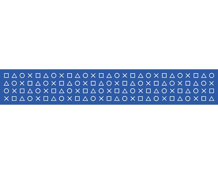 PlayStation (Blue) Wooden Sign - Ξύλινη Ταμπέλα Διακόσμησης 13x80cm