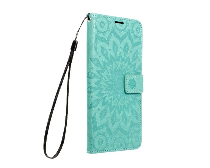 Forcell MEZZO Smart Book Case με Δυνατότητα Stand Θήκη Πορτοφόλι Green Mandala (Xiaomi Poco M3 Pro 5G / Redmi Note 10 5G) - MT52869