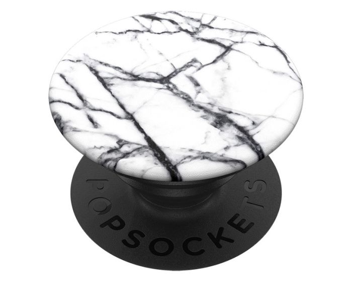 PopSockets Swappable PopGrips Dove White Marble (800997)